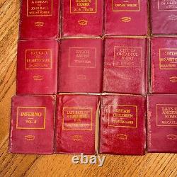 Vintage Little Leather Library Books -Set Of 25