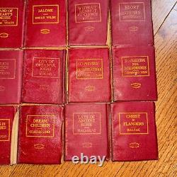 Vintage Little Leather Library Books -Set Of 25