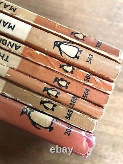 Vintage Penguin Classic Red Stripe Bernard Shaw Collection 1940s 7 Book Rare Set