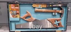 Vintage Stanley Tool Set with Box With Book Instruction
