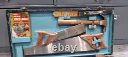 Vintage Stanley Tool Set with Box With Book Instruction