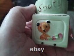Vintage sooty egg cups Plates, Bowls, Books And Magic Set