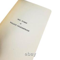 Vtg works of Shakespeare collection of 12 book set in Box rare