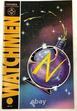 WATCHMEN Complete DC Comic Book Set of 12 1st Prints from 1986 (Excellent)