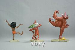 WDCC Disney Set The Jungle Book Man Cub Mowgli Shere Khan King of the Swingers