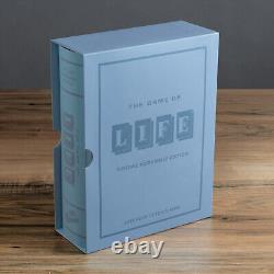 WS Game Company Set of 14 Vintage Bookshelf Linen Book Board Game Collection New