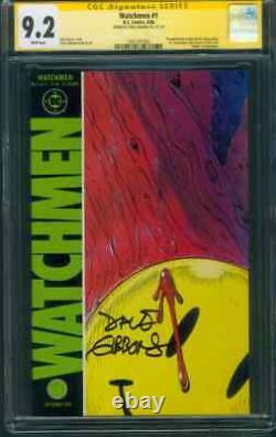 Watchmen 1 12 CGC SS Dave Gibbons 1986-1987 8 Book set