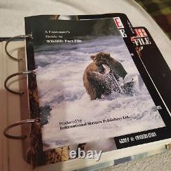Wildlife Fact Files Complete Set Groups 1-11 Fully Complete 3x Binders VGC