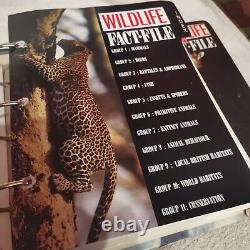 Wildlife Fact Files Complete Set Groups 1-11 Fully Complete 3x Binders VGC