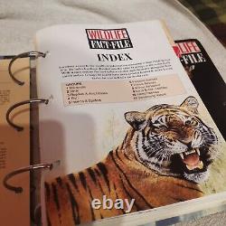 Wildlife Fact Files Complete Set Groups 1-11 Fully Complete 3x Binders VGC
