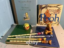 Winnie The Pooh A A Milne Vintage Book Collection Rare Collectibles Lovely Group