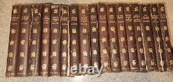 Works of Charles Dickens 17 Volumes Antique Leather Book Set New Century Library