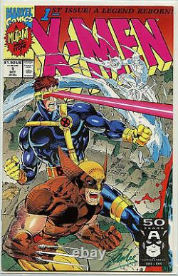 X-Men #1A 1E Stan Lee Signed 5 Book set LTD COA 1991 Amricons