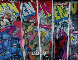 X-Men #1A 1E Stan Lee Signed 5 Book set LTD COA 1991 Amricons