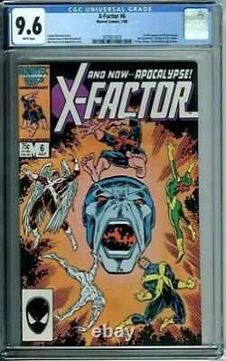 X-factor 1 2 3 4 5 6 Lot Set Of 6 Books Most Graded Cgc 9.8 All Have White Pages