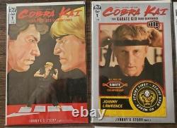 (lot Of 8 Comic Books) Cobra Kai The Karate Kid Saga Continues #1-4 Complete Set